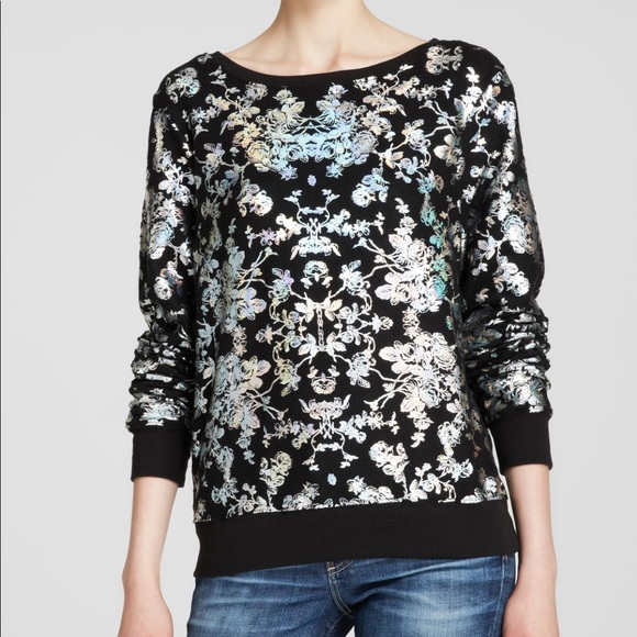 Wildfox Sweaters - Wildfox Black Metallic‎ Sweater